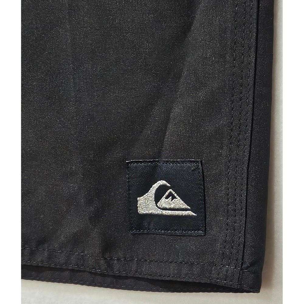 Quicksilver Board Shorts Boy's Size 25-10, Black, Pocket, No Liner, c. 2015, NWT - Picture 4 of 10